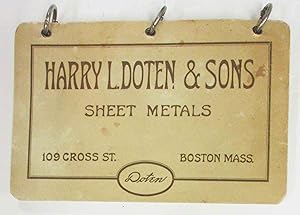 HARRY L. DOTEN & SHEET METALS (1927)