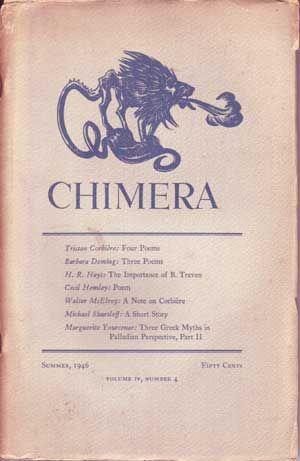 Seller image for Chimera: A Literary Quarterly, Summer 1946 (Volume 4, No. 4) for sale by Cat's Cradle Books