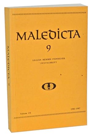 Seller image for Maledicta: The International Journal of Verbal Aggression, Volume IX (9), 1986-1987. Lillian Mermin Feinsilver Festschrift for sale by Cat's Cradle Books
