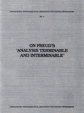 Imagen del vendedor de On Freud's "Analysis Terminable and interminable". a la venta por Fundus-Online GbR Borkert Schwarz Zerfa