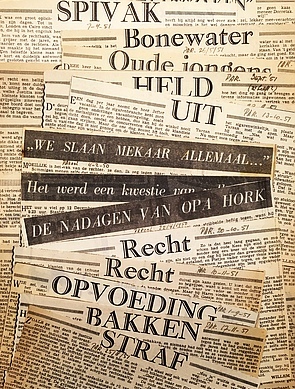 Krantenknipsels (1950-1951).