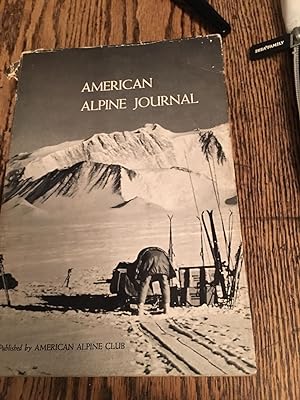Imagen del vendedor de American Alpine Journal 1967. a la venta por Bristlecone Books  RMABA