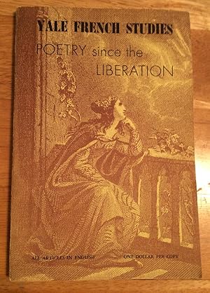 Yale French Studies. Poetry since the Liberation. Spring Summer 1958 Issue 21