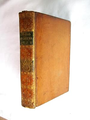 The Annual Register or A View of The History, Politics and Literature for the Year 1778