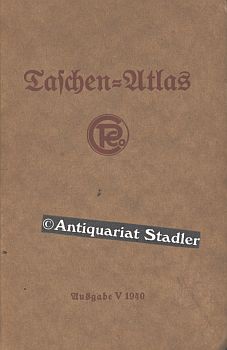 Taschen - Weltatlas. Ausgabe V 1940.