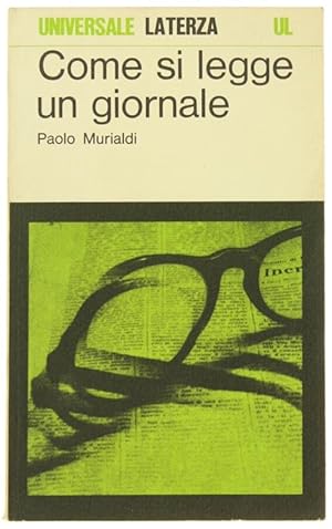 Immagine del venditore per COME SI LEGGE UN GIORNALE.: venduto da Bergoglio Libri d'Epoca