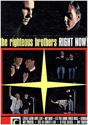 The Righteous Brothers Right Now!AND A SECOND RIGHTEOUS BROTHERS VINYL LP, You've Lost That Lovin...