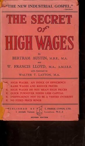 Seller image for The Secret of High Wages for sale by Goulds Book Arcade, Sydney