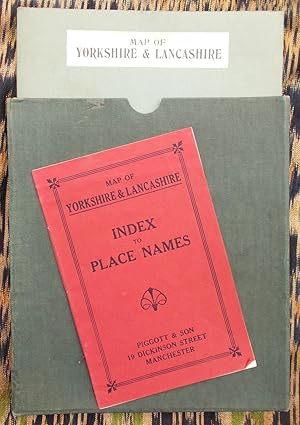 Map of Yorkshire and Lancashire [revised 1924]