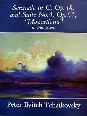 Bild des Verkufers fr Serenade in C, Op. 48, and Suite No. 4, Op. 16, ""Mozartiana"" in Full Score. zum Verkauf von Cordula Roleff