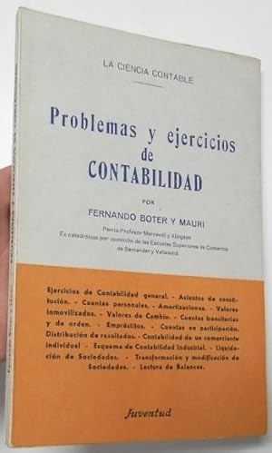 Seller image for Problemas y ejercicios de contabilidad for sale by Librera Mamut
