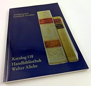 Katalog 118: Handbibliothek Walter Alicke.