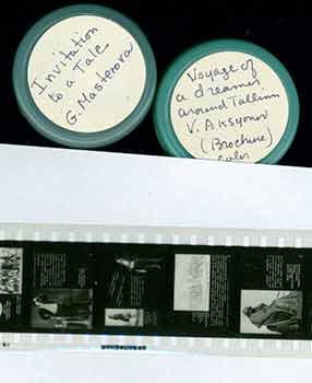 Three rolls of microfilm labeled Voyage of a dreamer V. Aksyonov (brochure color), Invitation to ...