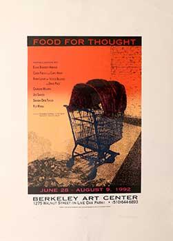 Image du vendeur pour Food for Thought. Poster for a multi-artist Installation in Berkeley, June-August 1992. mis en vente par Wittenborn Art Books