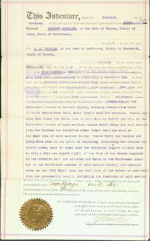 Deed of Sale Between Richard Sparling & W. A. Ingalls, Nov. 11, 1898.