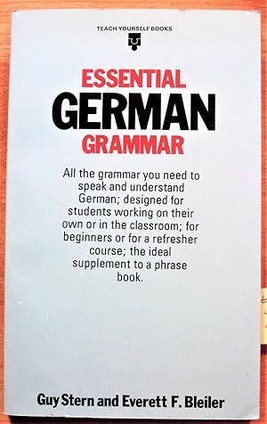 Immagine del venditore per Essential German Grammar venduto da Ken Jackson