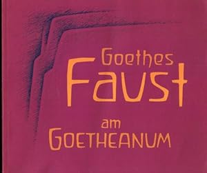 Image du vendeur pour Goethes Faust am Goetheanum. Bhnenbild Walther Roggenkamp. mis en vente par Antiquariat Appel - Wessling