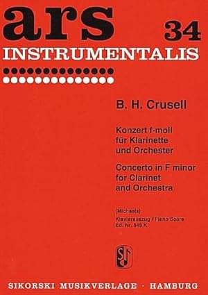 Bild des Verkufers fr Konzert f-Moll Nr.2 op.5 fürKlarinette und Orchester : Klavierauszug zum Verkauf von AHA-BUCH GmbH