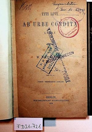 Titi Livi ab urbe condita libri. Erklärt von W. Weissenborn. 2. Band Buch III-V.