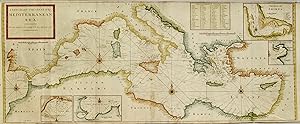 Imagen del vendedor de A new chart of the coast of the Mediterranean sea a la venta por libreria antiquaria perini Sas di Perini