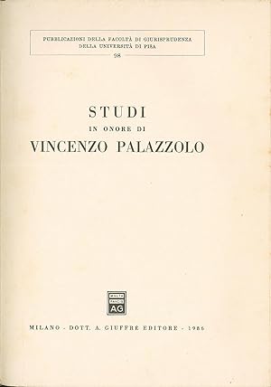 Studi in onore di Vincenzo Palazzolo