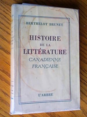 Histoire de la littérature canadienne-française