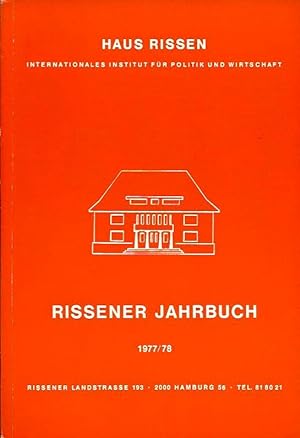 Seller image for Rissener Jahrbuch - 1977/78 for sale by Leserstrahl  (Preise inkl. MwSt.)
