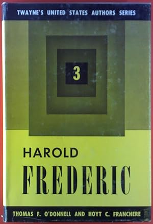 Imagen del vendedor de Twayne`s United States Authors Series. 3, Harold Frederic. a la venta por biblion2