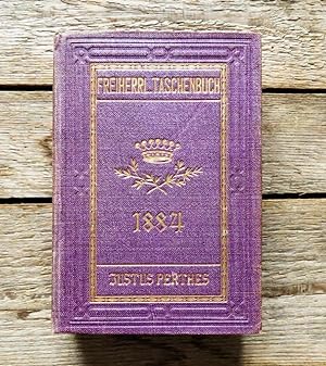 Bild des Verkufers fr Gothaisches Genealogisches Taschenbuch der Freiherrlichen Huser 1884. zum Verkauf von Antiquariat Thomas Rezek