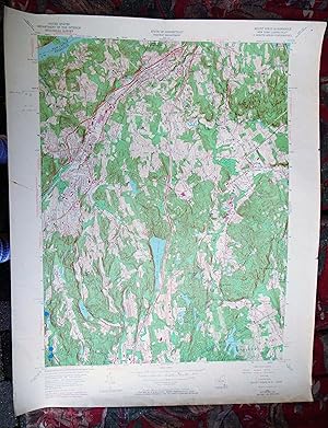 Vintage USGS Map: Mount Kisco Quadrangle,New Castle, Bedford, NY