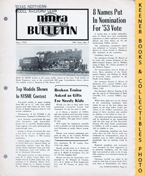 Seller image for NMRA Bulletin Magazine, May 1953: 19th Year No. 9 : Official Publication of the National Model Railroad Association Series for sale by Keener Books (Member IOBA)