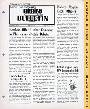 Seller image for NMRA Bulletin Magazine, December 1953: 20th Year No. 4 : Official Publication of the National Model Railroad Association Series for sale by Keener Books (Member IOBA)