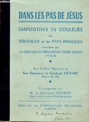 Bild des Verkufers fr DANS LES PAS DE JESUS zum Verkauf von Le-Livre