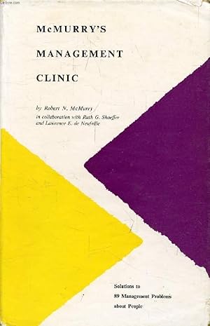 Seller image for McMURRY'S MANAGEMENT CLINIC for sale by Le-Livre
