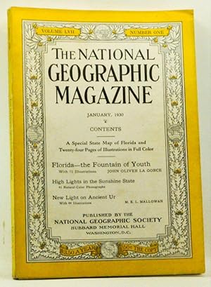 Imagen del vendedor de The National Geographic Magazine, Volume 57, Number 1 (January 1930) a la venta por Cat's Cradle Books