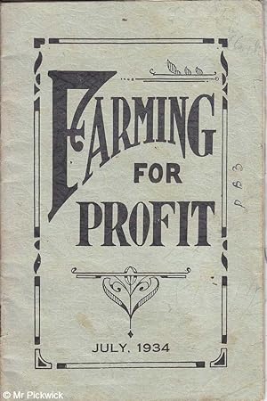 Seller image for Farming for Profit for sale by Mr Pickwick's Fine Old Books