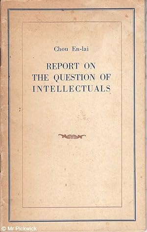 Report on the Question of Intellectuals