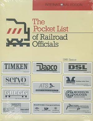 Seller image for THE POCKET LIST OF RAILROAD OFFICIALS, INTERNATIONAL EDITION 1991 for sale by Versandantiquariat Ottomar Khler