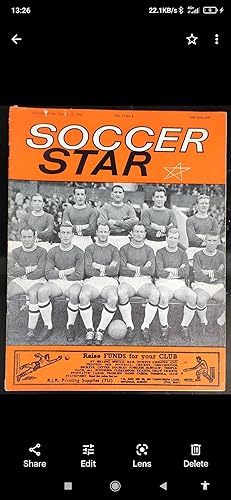 Imagen del vendedor de Soccer Star March 17 1962 Vol.10 No.26 a la venta por Shore Books