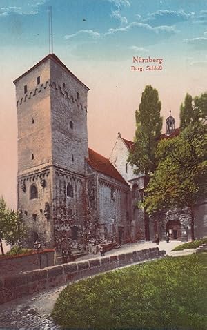 AK Nürnberg Burg, Schloß, Feldpost