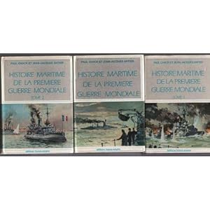 Image du vendeur pour Histoire maritime de la premiere guerre mondiale en 3 volumes mis en vente par secretdulivre