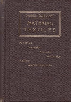 Imagen del vendedor de MATERIAS TEXTILES a la venta por Librera Vobiscum