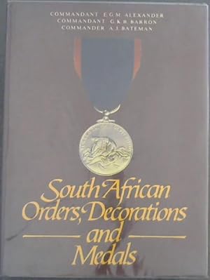 Imagen del vendedor de South African orders, decorations, and medals a la venta por Chapter 1