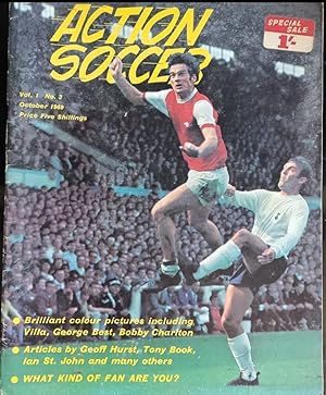 Action Soccer Volume 1 No 3 October 1969 (Jimmy Greaves on cover)