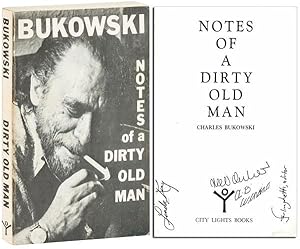 NOTES OF A DIRTY OLD MAN - SIGNED BY NEELI CHERKOVSKI, LAWRENCE FERLINGHETTI, LINDA KING, AND A.D...