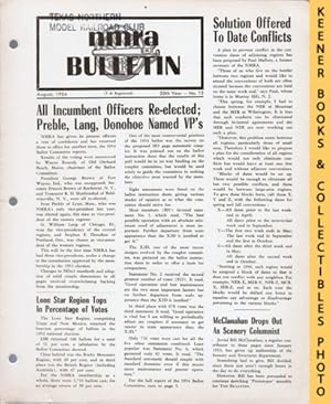 Seller image for NMRA Bulletin Magazine, August 1954: 20th Year No. 12 : Official Publication of the National Model Railroad Association Series for sale by Keener Books (Member IOBA)