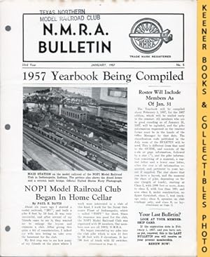 NMRA Bulletin Magazine, January 1957: 23nd Year No. 5 : Official Publication of the National Mode...