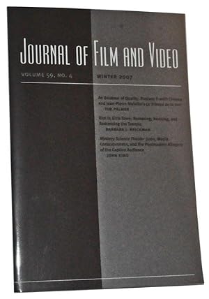 Bild des Verkufers fr Journal of Film and Video, Volume 59, No. 4 (Winter 2007) zum Verkauf von Cat's Cradle Books