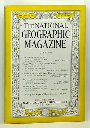 Image du vendeur pour The National Geographic Magazine, Volume 81, Number 4 (April 1942) mis en vente par Cat's Cradle Books