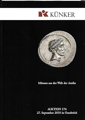 Künker Auktion 174. Münzen aus der Welt der Antike.